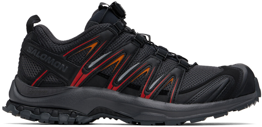 

Черные кроссовки XA Pro 3D Salomon, Asphalt/Black/Aurora red