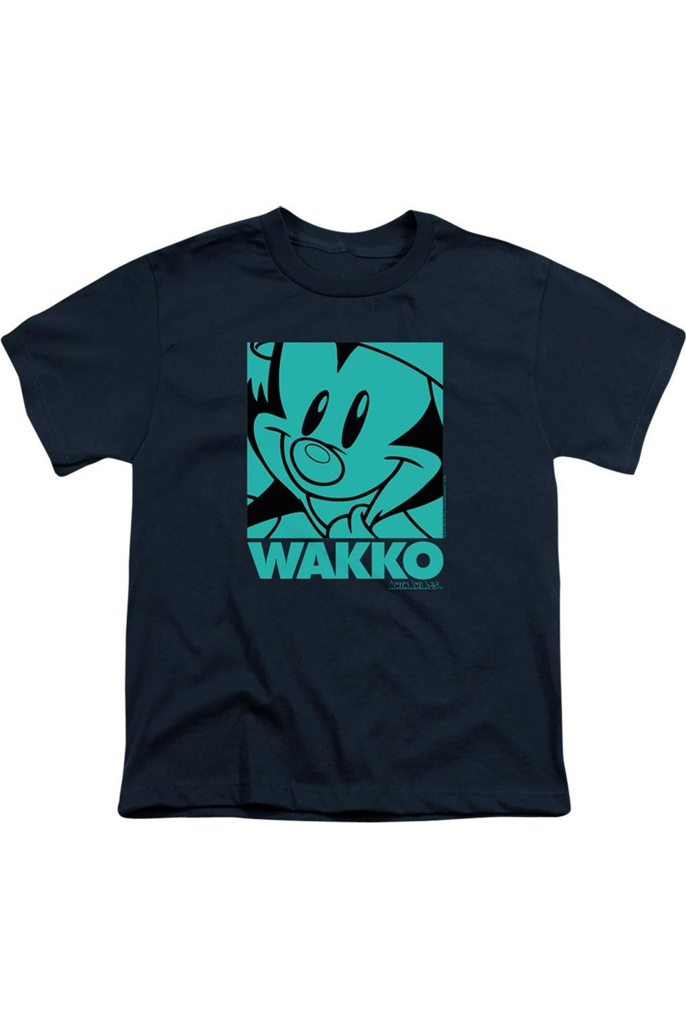 

Футболка с коротким рукавом Animaniacs Pop Wakko для детей Gildan, темно-синий