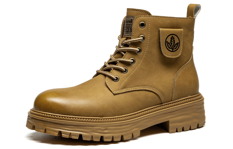 LEAVELAND Кроссовки Crew Martin мужские - землисто-желтые, цвет Earth Yellow — фото 3