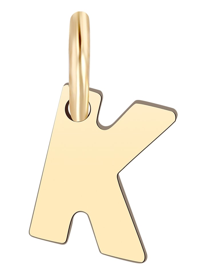 

Adeliás Кулон унисекс - кулон в виде буквы N, изготовленный из золота 375 пробы