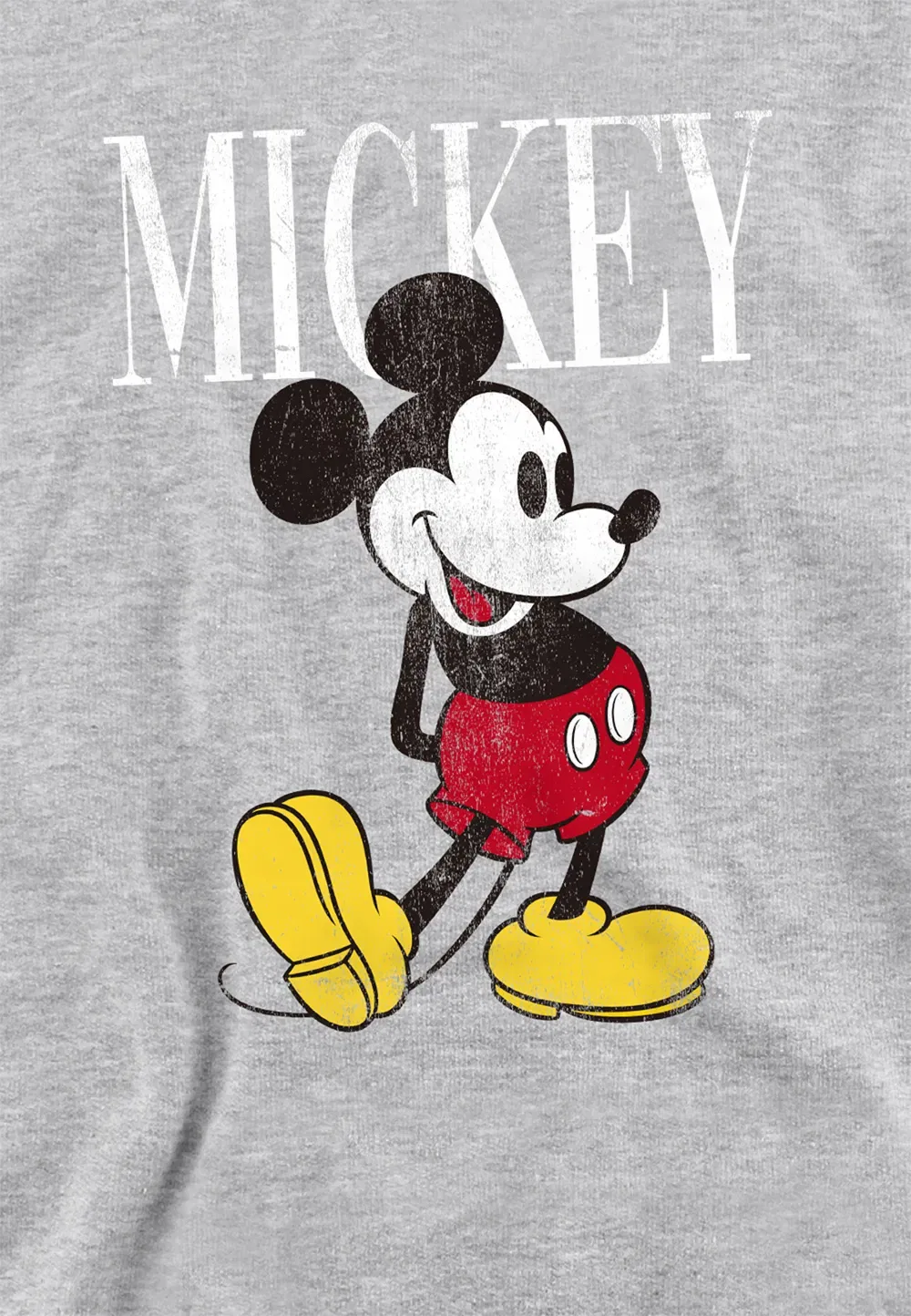 Детская толстовка Mickey 90S Classic, Disney, серый — фото 2