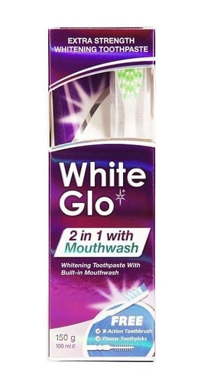 

В1 с ополаскивателем для рта, набор, 2 шт. White Glo, 2