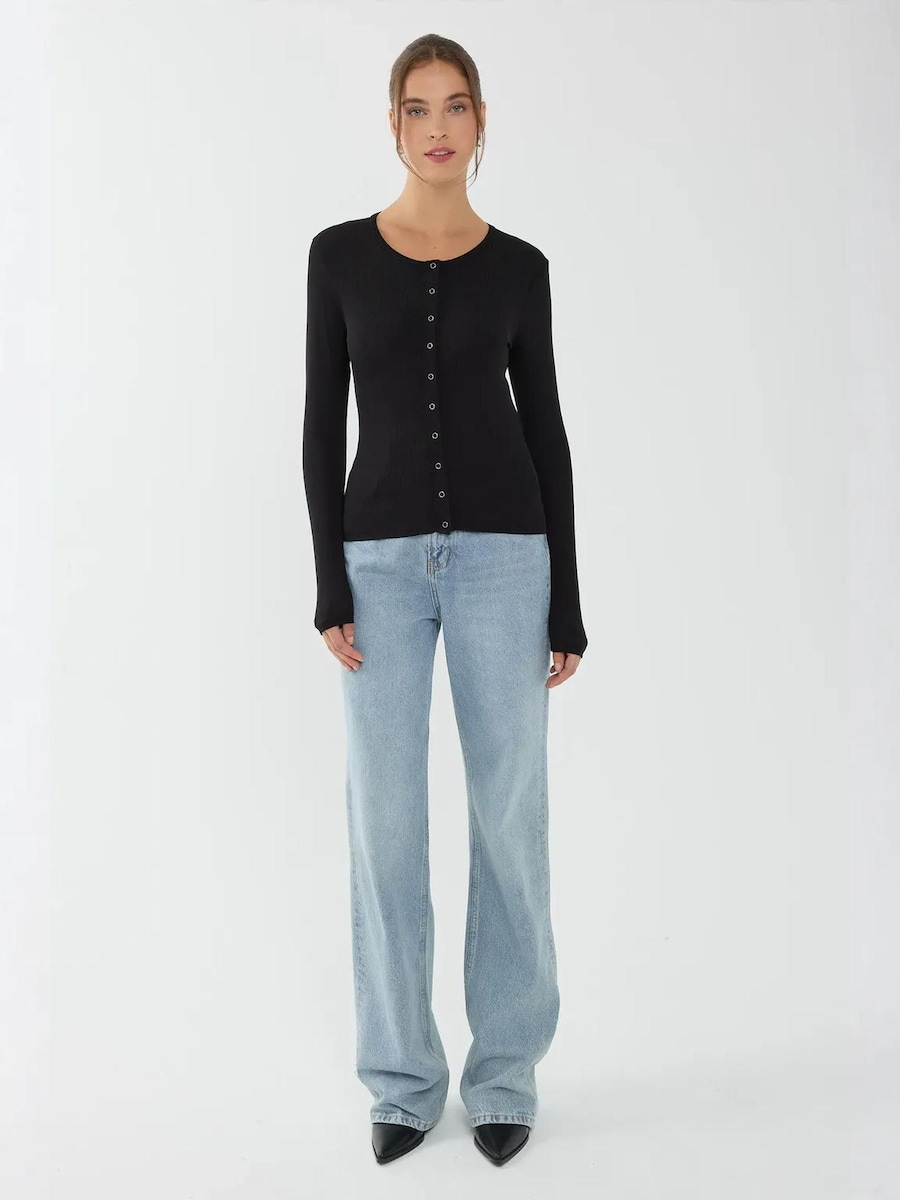 

Вязаный кардиган Hiccup, черный