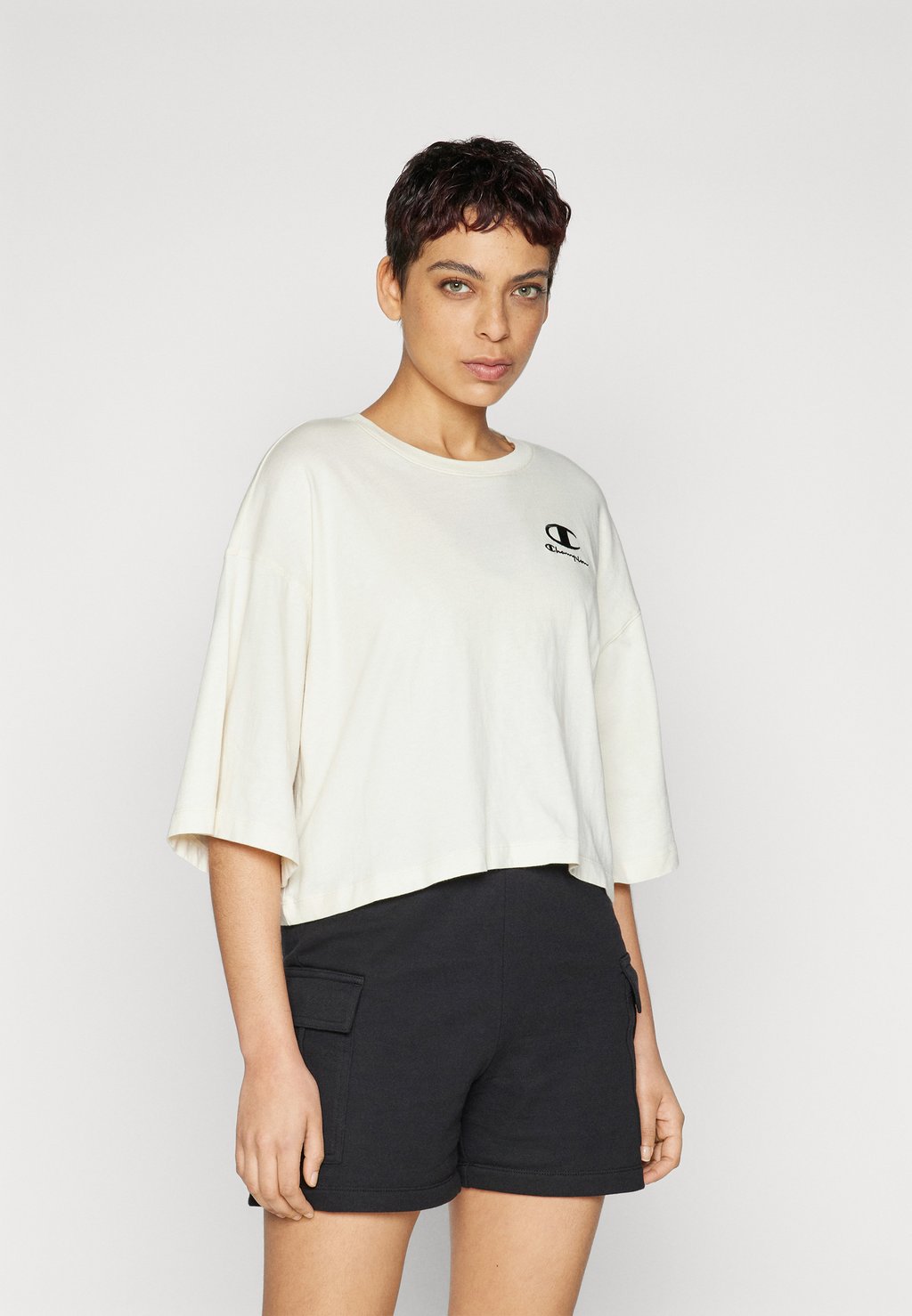 

Футболка с принтом ICONS WASH CREWNECK Champion, бежевый