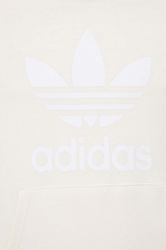 Хлопковая толстовка Adicolor Classics Trefoil adidas Originals, бежевый — фото 4