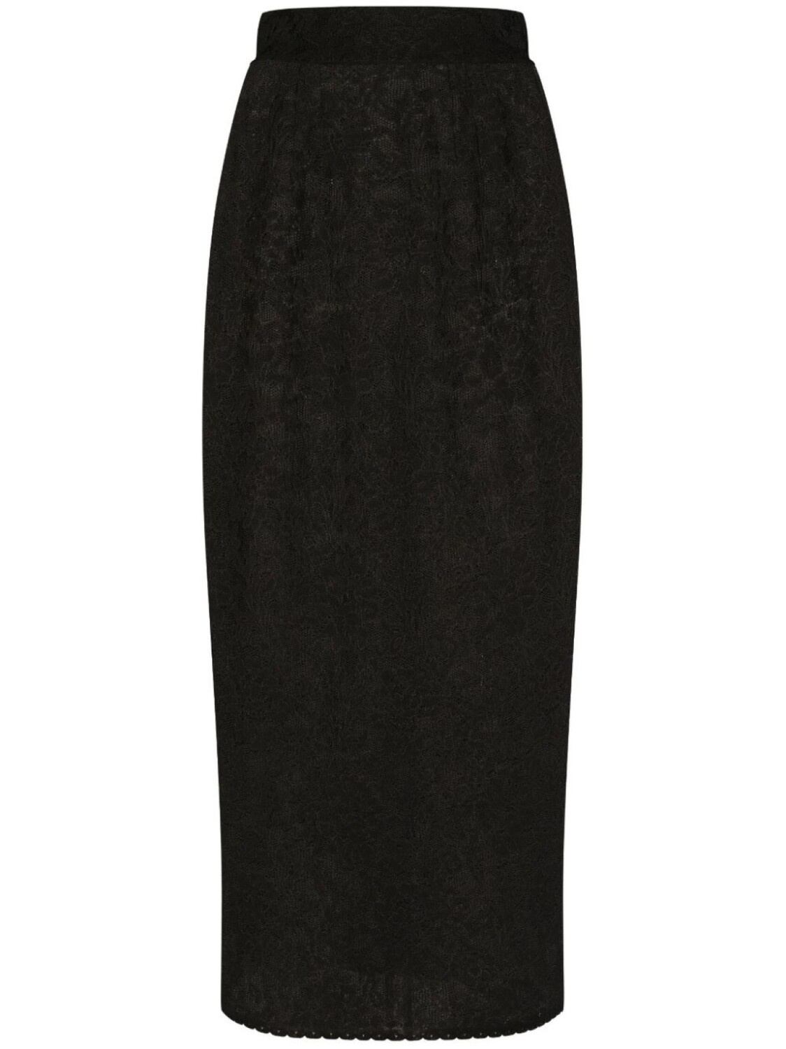 

Dolce & Gabbana кружевная юбка миди, черный