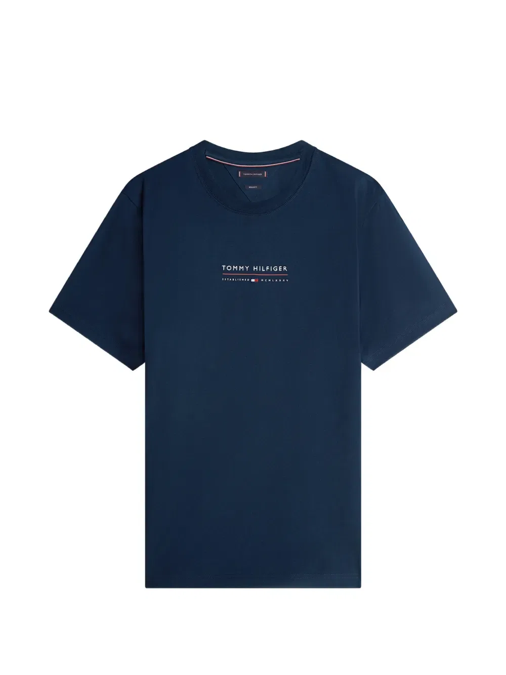 Футболка с логотипом на груди Tommy Hilfiger, синий