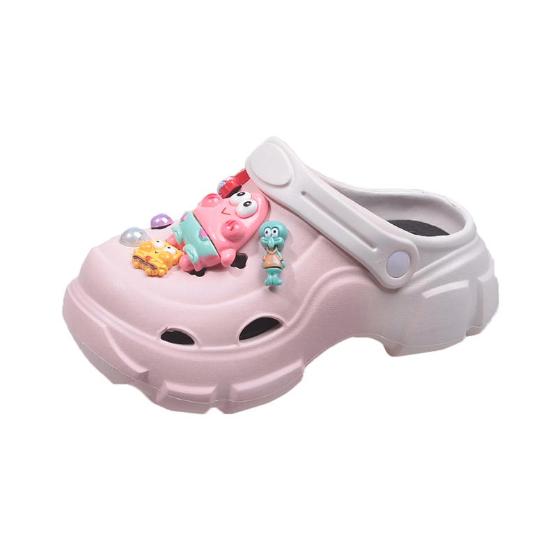 

Противоскользящие детские сандалии для подростков Wooden Rabbit, черный