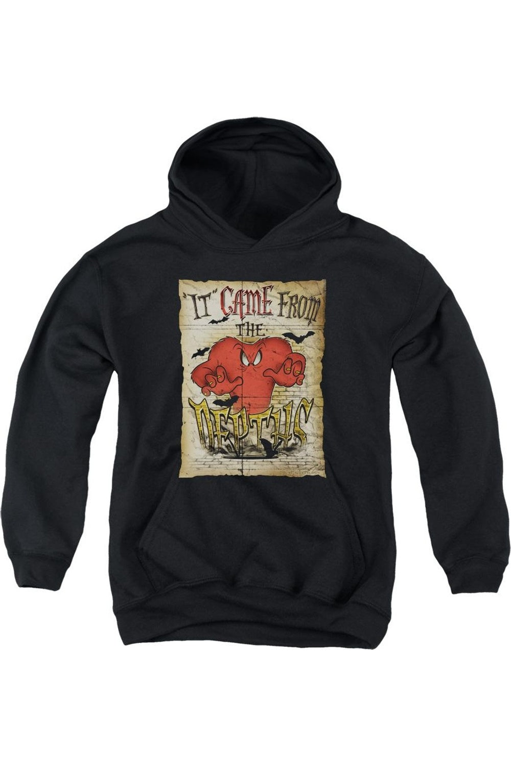 

Толстовка с капюшоном Looney Tunes The Depths для молодежи Gildan, черный