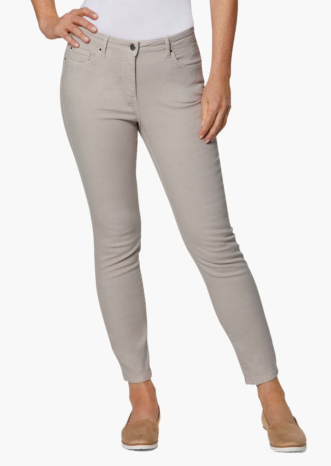 

Тканевые брюки GOLDNER 7/8 Jeans Bella, цвет kitt