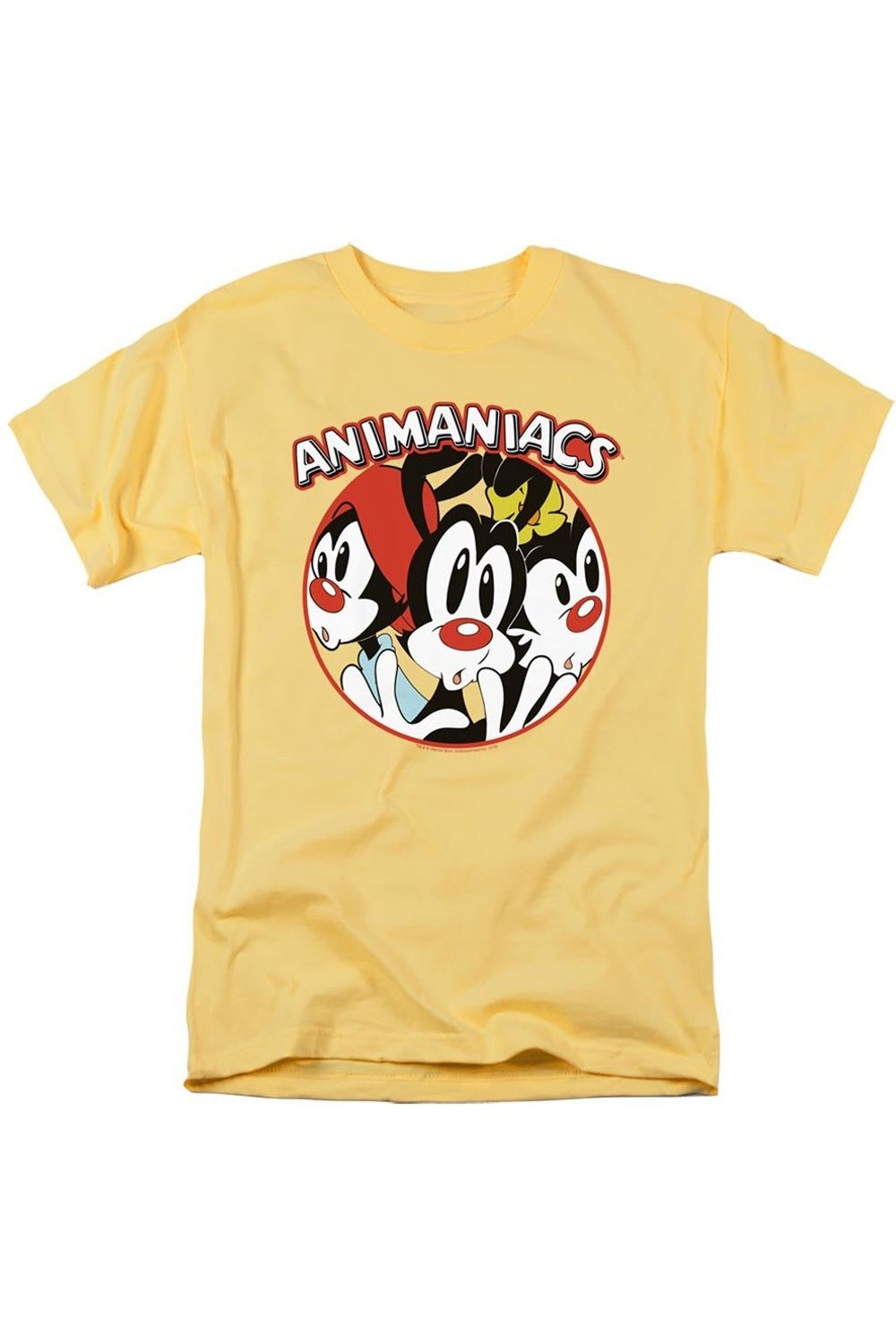 

Футболка Animaniacs Crammed с коротким рукавом для взрослых Gildan, цвет banana