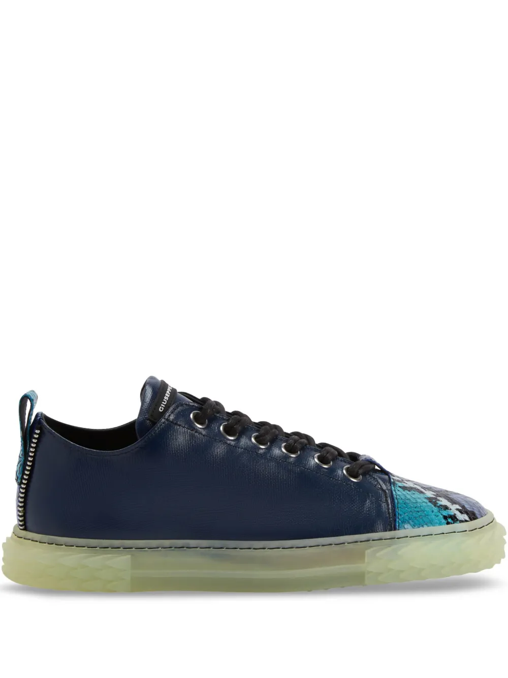 

Кожаные кеды Giuseppe Zanotti, синий