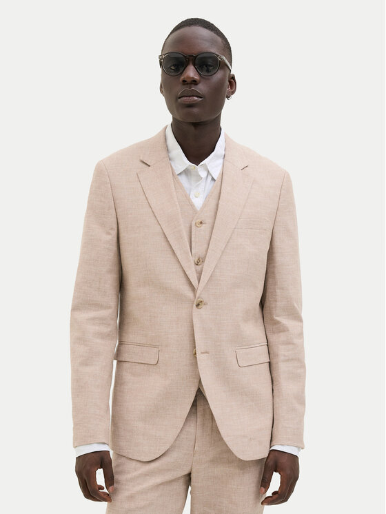 

Куртка облегающего кроя Riviera 12228721 Jack&Jones, бежевый