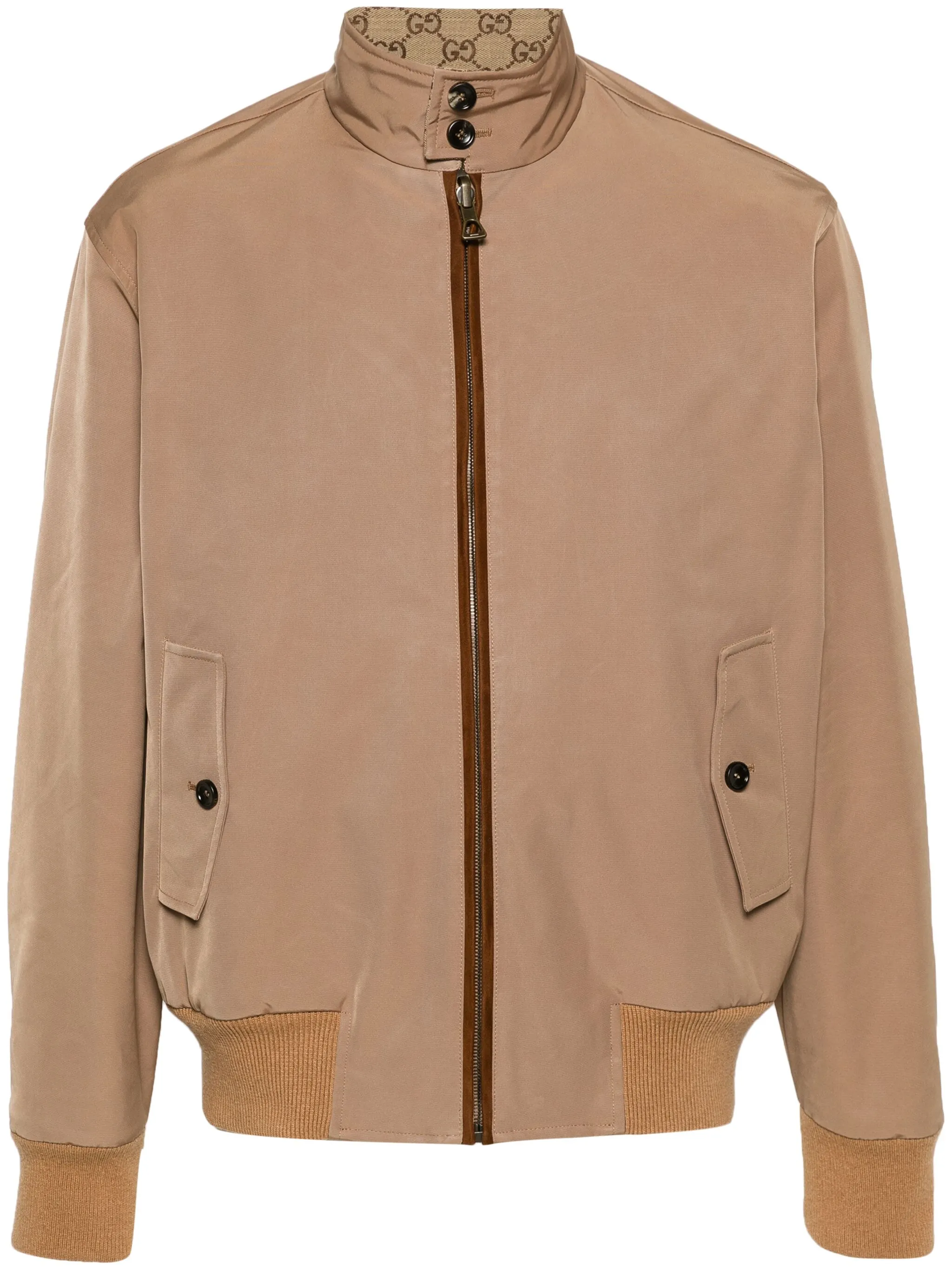 

Двусторонняя куртка с узором GG Supreme Gucci, коричневый