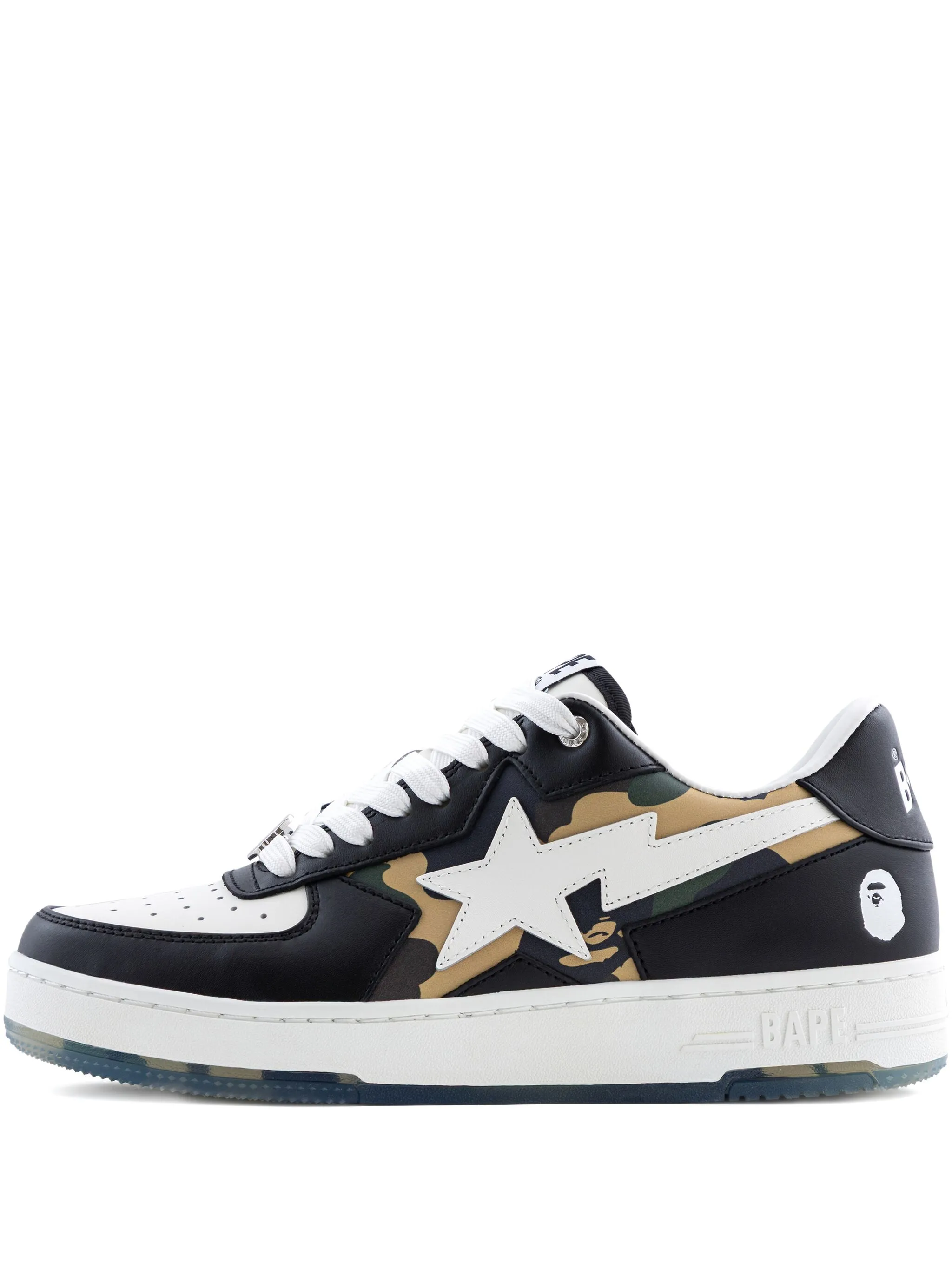 

Кроссовки BAPE STA с камуфляжным принтом A Bathing Ape, черный