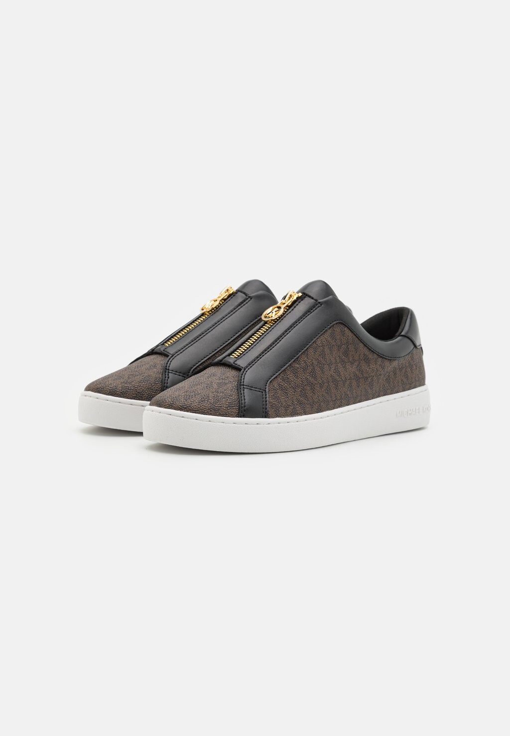 Низкие кроссовки Keaton Zip Slip On MICHAEL Michael Kors, коричневый — фото 2