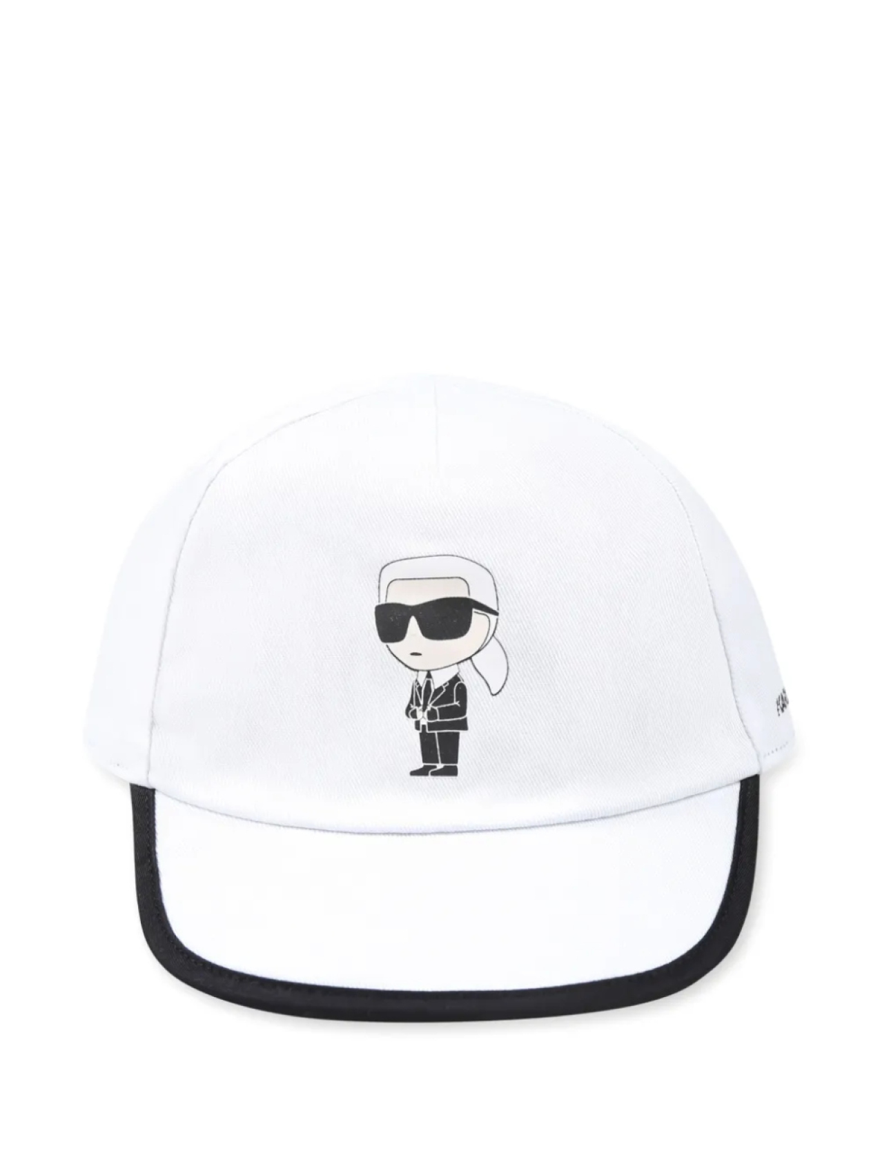 

Хлопковая кепка Karl Lagerfeld Kids, белый