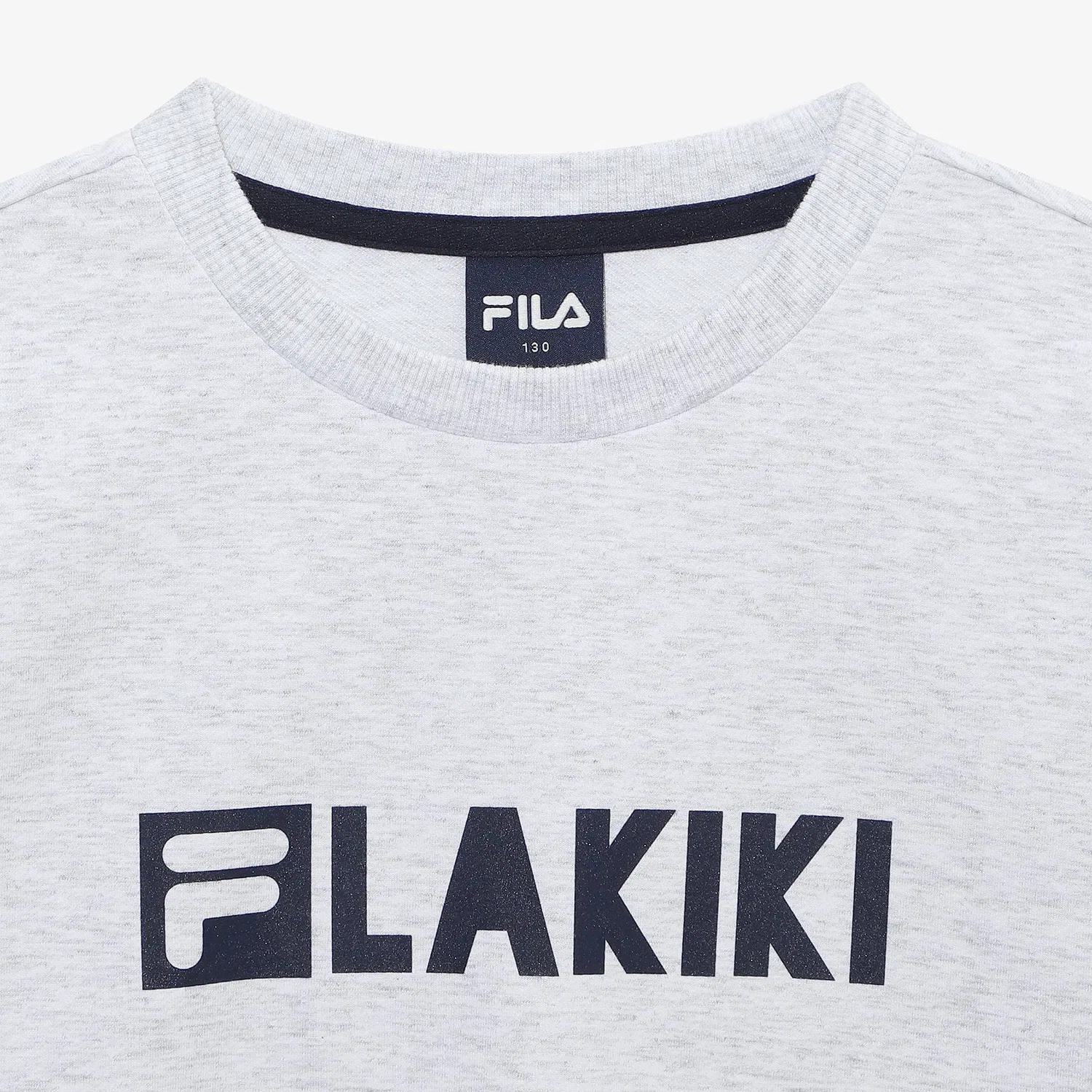 Детский круглый свитшот бежевый от Fila Kids — фото 3