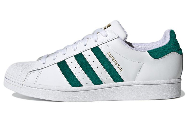 

Кроссовки Adidas Originals Superstar Chenille Stripes Cloud White Green