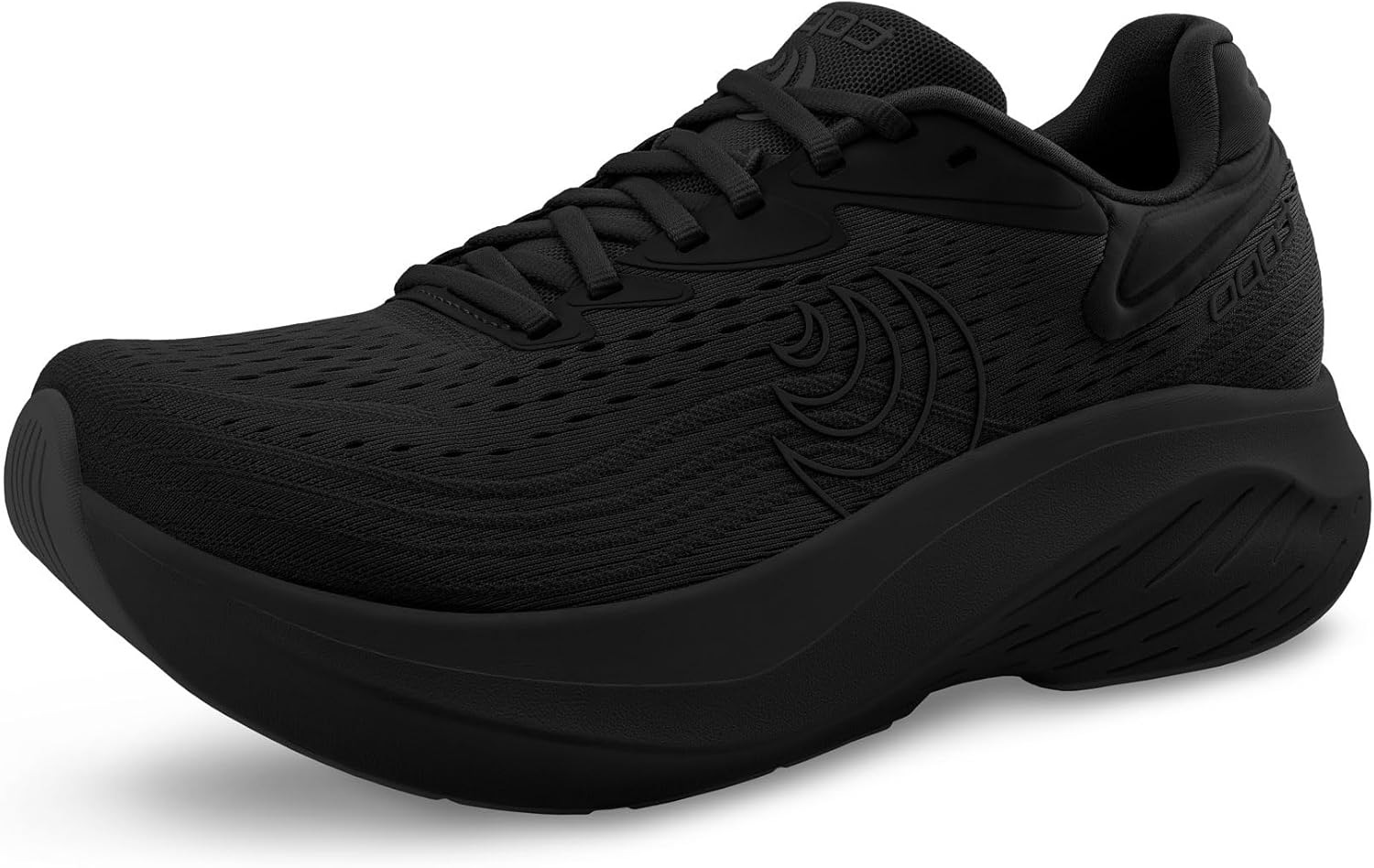Мужские кроссовки Topo Athletic Atmos 2 с облегченной конструкцией и комфортным 5-мм перепадом для бега по шоссе, спортивная обувь для бега по дороге, черный