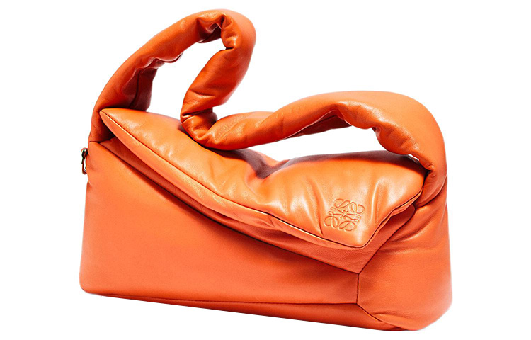 LOEWE Сумка через плечо из блестящей кожи натры овчины — фото 2