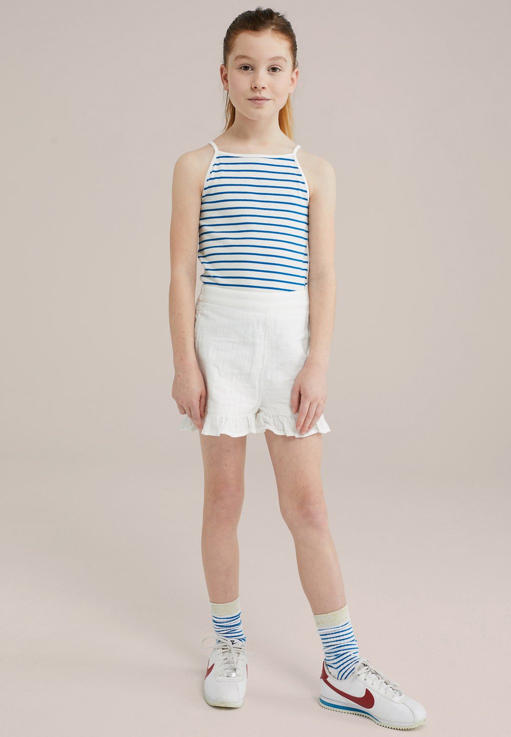 

Топ WE Fashion, темно-синий