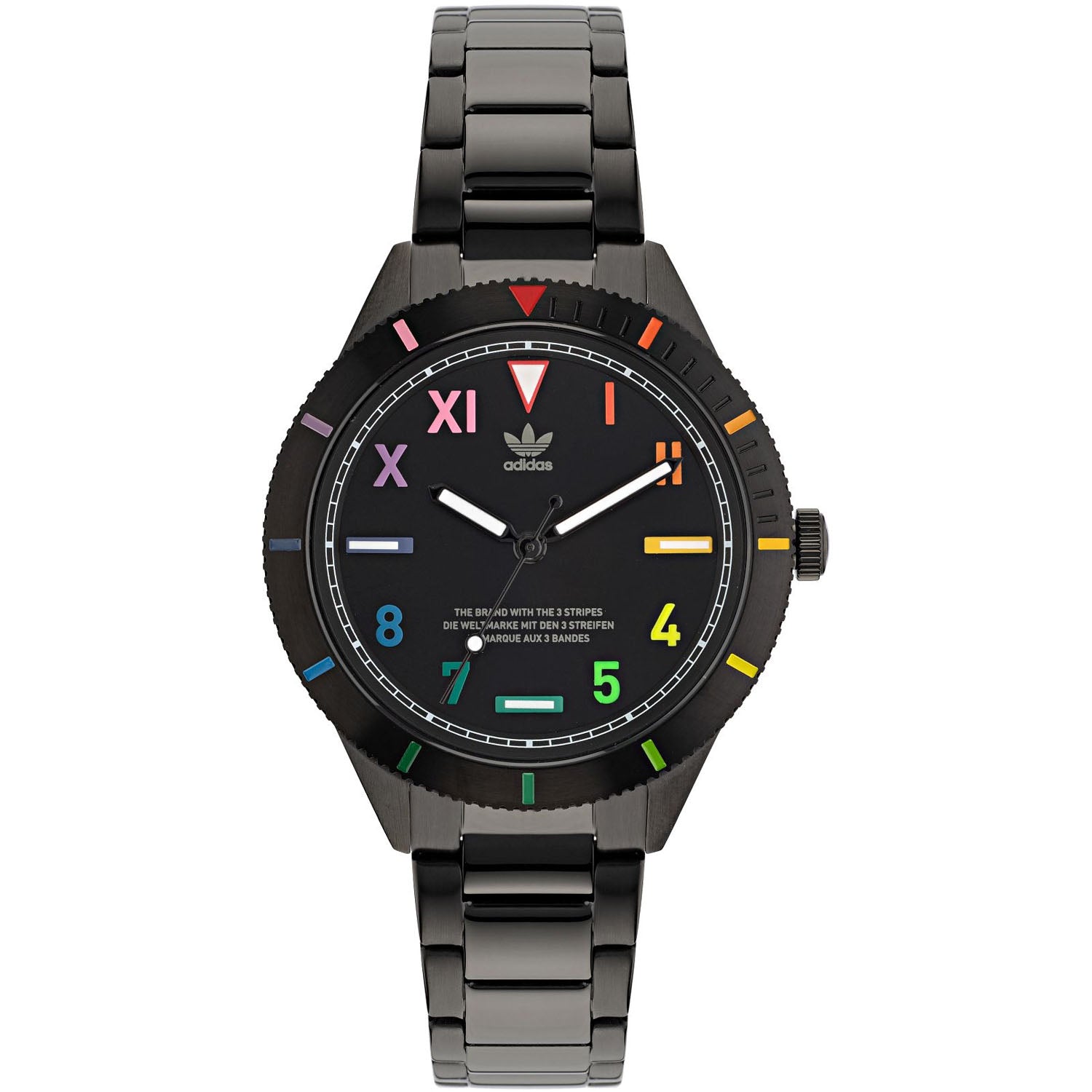 

Часы Adidas Men's Originals Fashion Edition Three с черным циферблатом