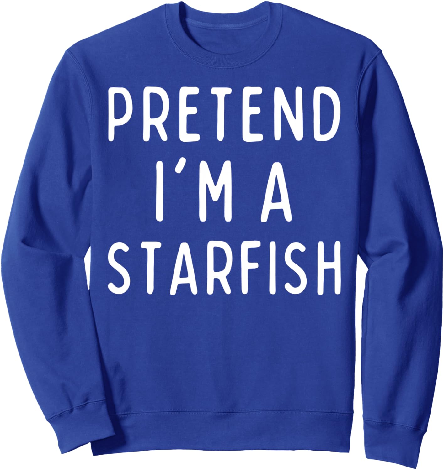 

Забавная толстовка для Хэллоуина в костюме морской звезды Pretend I Am A Starfish Matching Last Minute, синий