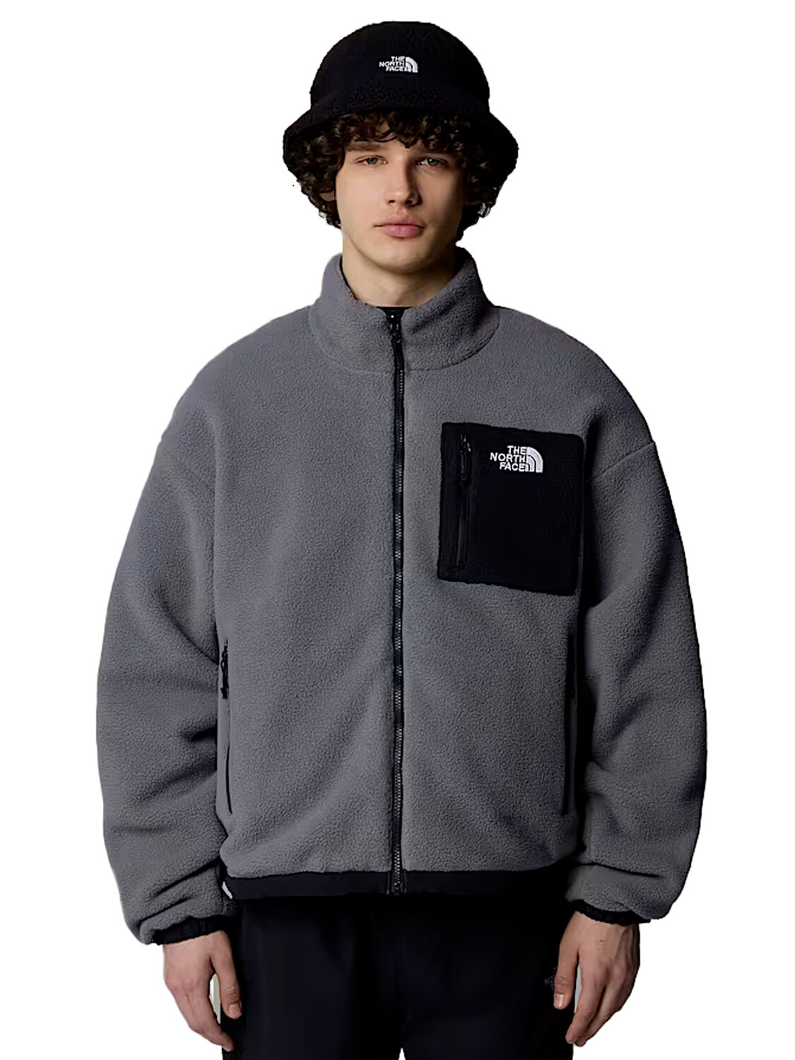 

Куртка giacca in pile reversibile yumiori The North Face, серый