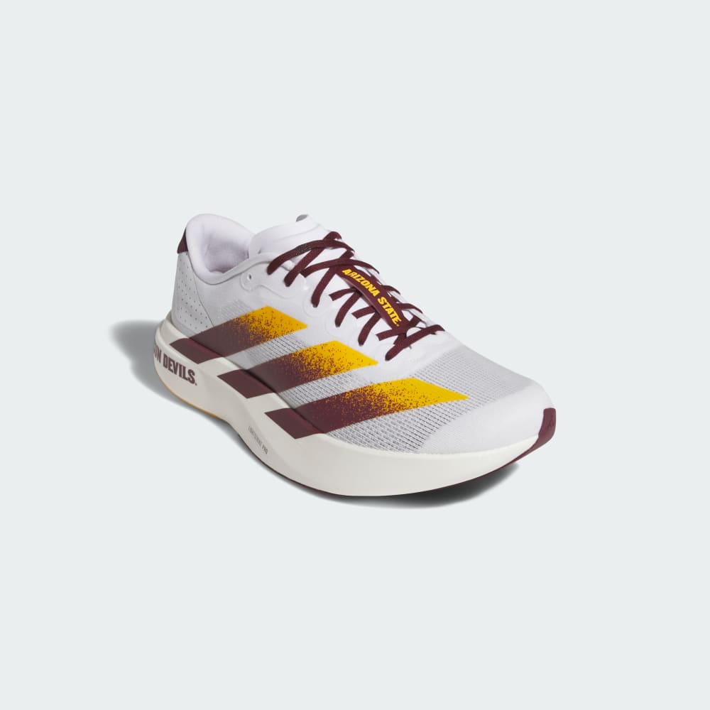 Кроссовки Adidas Arizona State Sun Devils adizero Evo SL, цвет Cloud White/Team Maroon/Team Colleg Gold — фото 4