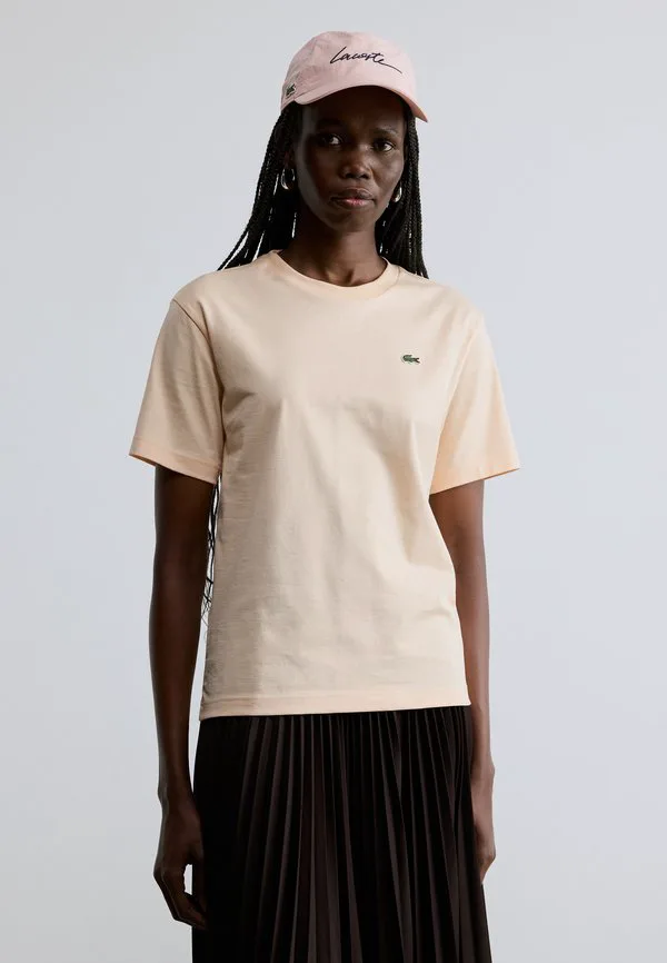 Футболка Lacoste Angie, однотонная, белая