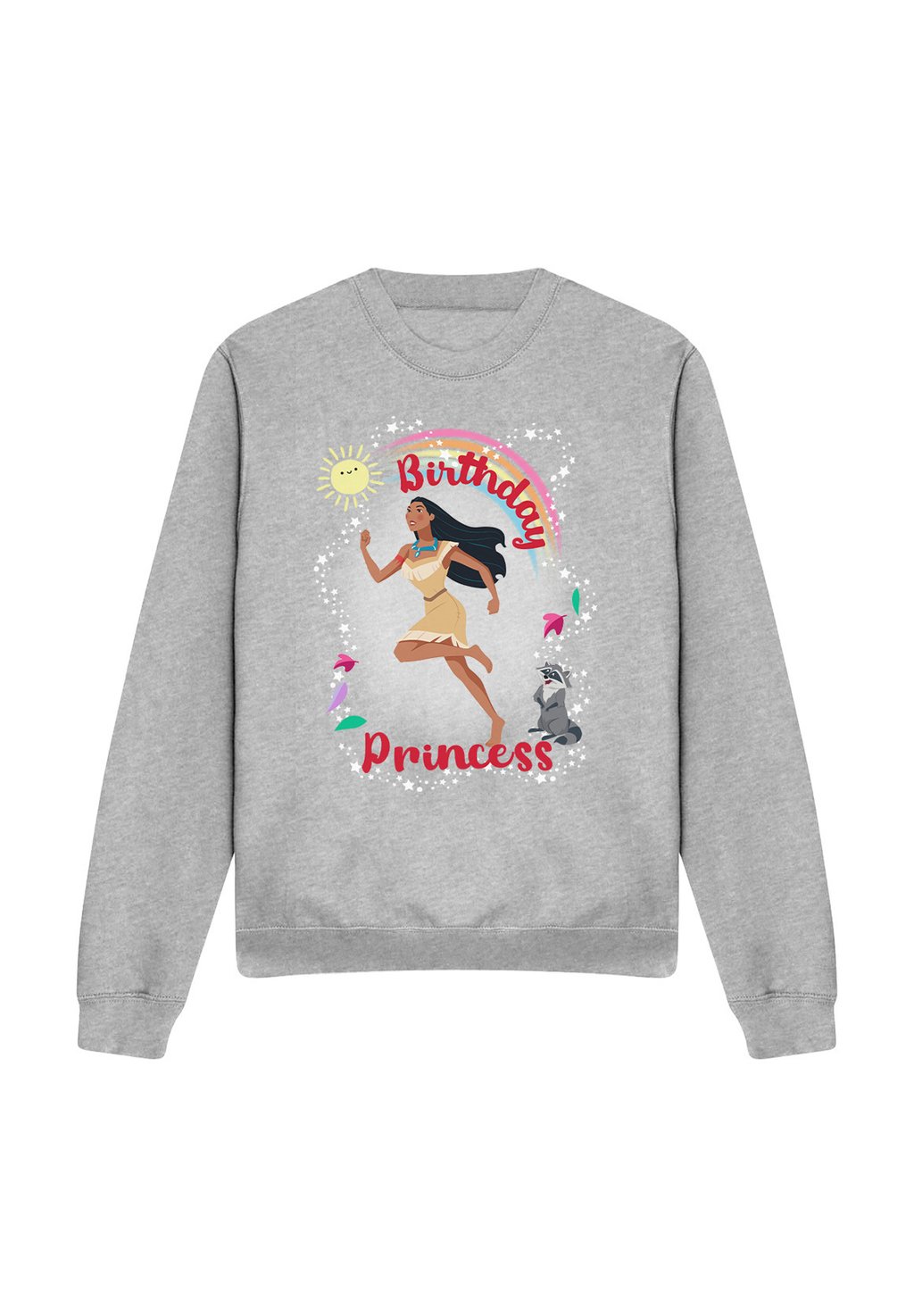 

Толстовка POCAHONTAS BIRTHDAY PRINCESS WITH MEEKO-PRINT Disney, серый