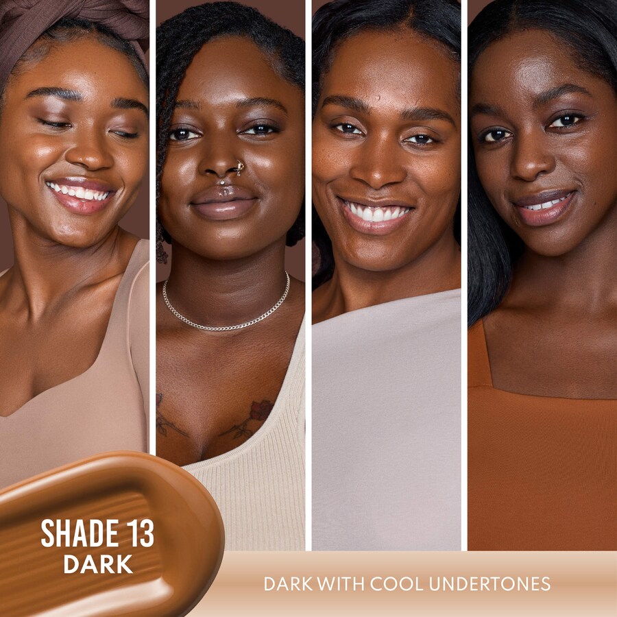 Бустер Danessa Myricks Beauty — Успокаивающая для кожи Yummy Skin Soothing Serum Skin Tint Foundation с пептидами и, 45 мл — фото 3