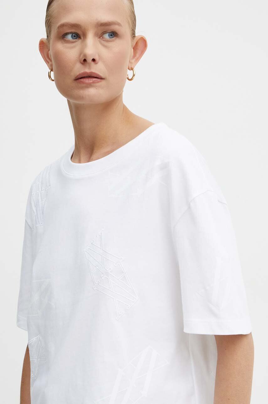 

Хлопковая футболка Armani Exchange, белый