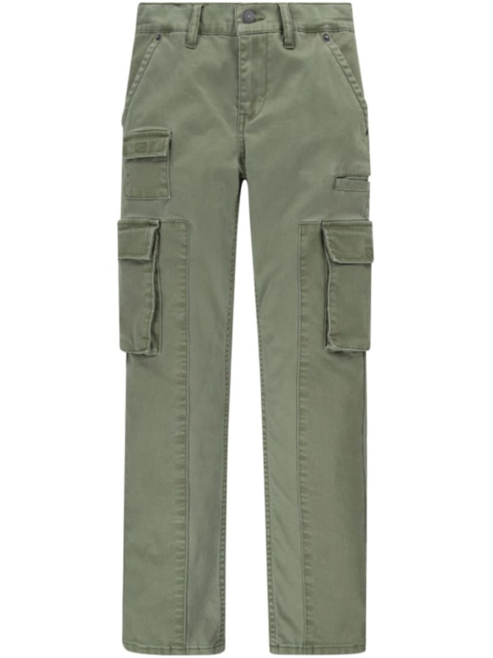 

Тканевые брюки Levi's Kids, хаки