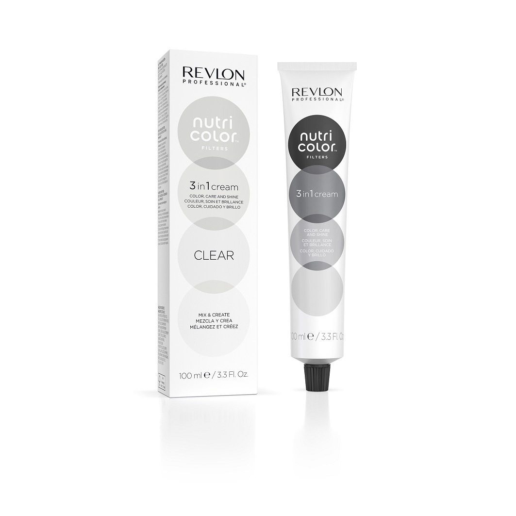

Бальзам для волос nutri color 3 in 1 cream clear Revlon Professional, объем 100 мл