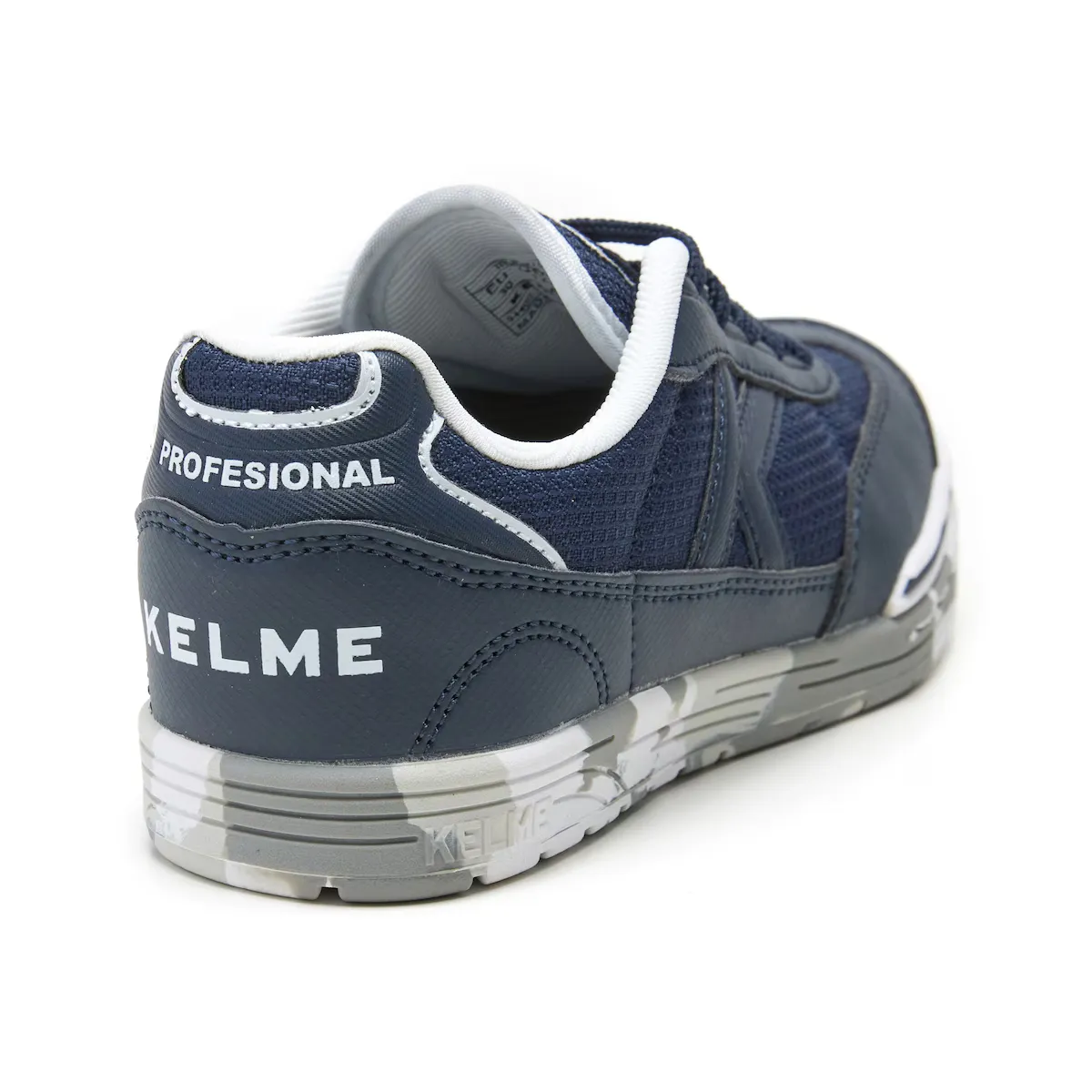 Детские футбольные бутсы Kelme Trueno Lace для зала, темно-синий — фото 4