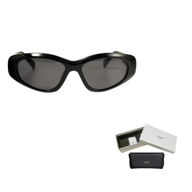 

CELINE Мужские солнцезащитные очки Cat Eye черные, Black