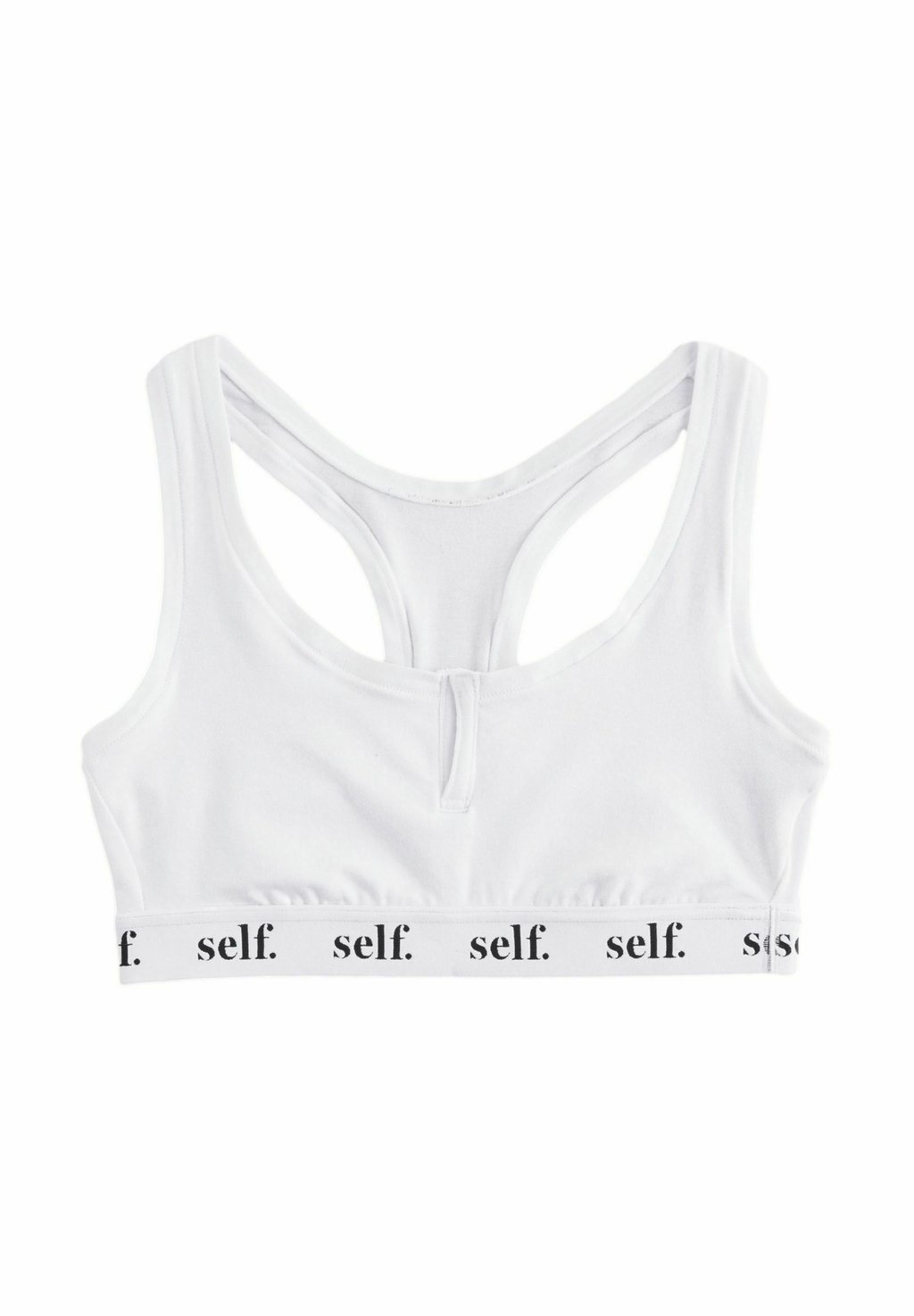 

Бюстье NOTCH NECK LOGO CROP Self., белый