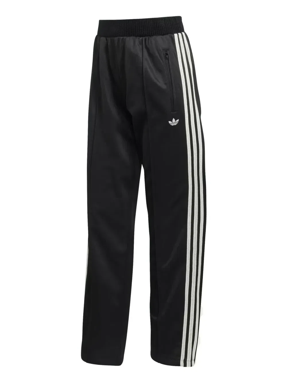 Брюки с вышитым логотипом и боковыми полосками Adidas, черный — фото 2