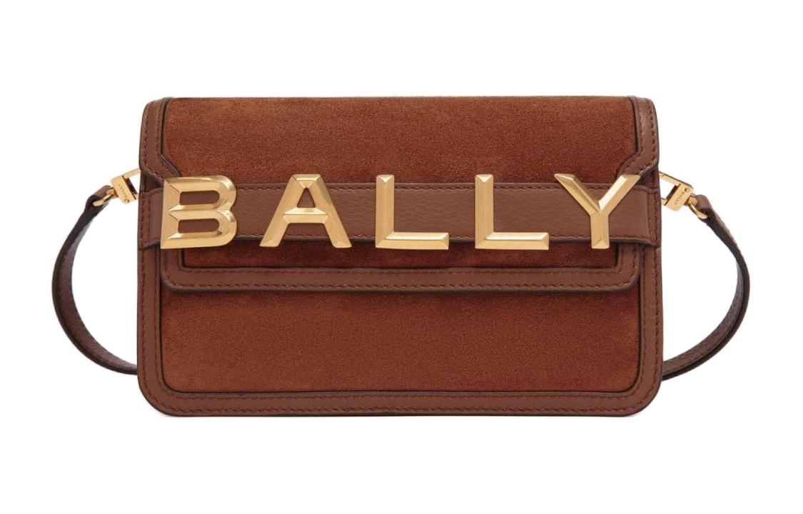 

Сумка через плечо из замши, женская коричневая BALLY