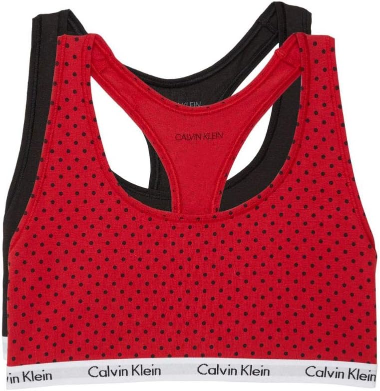 Женский бюстгальтер-бралетт Calvin Klein Carousel, Black(Qp1114-813)/Reddot — фото 2