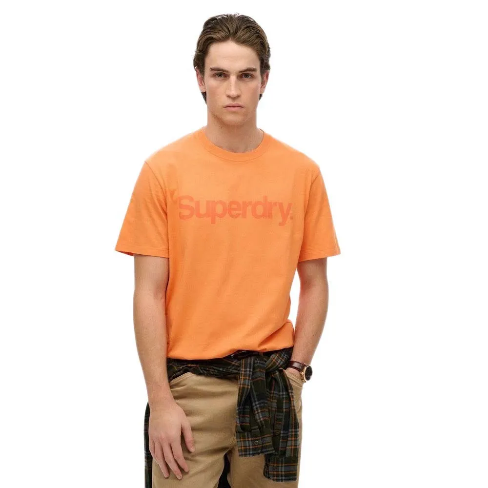 

Футболка с коротким рукавом Superdry Core Logo City, оранжевый