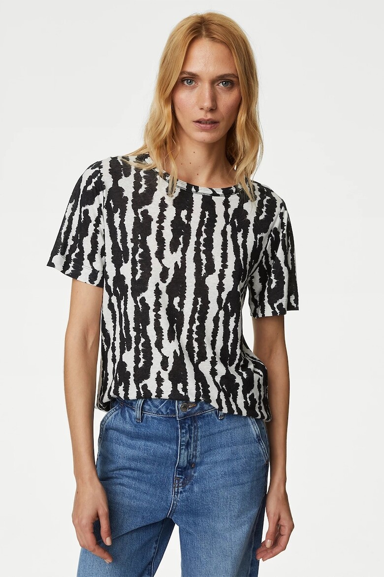 

Футболка с модалом и принтом Marks & Spencer, черный