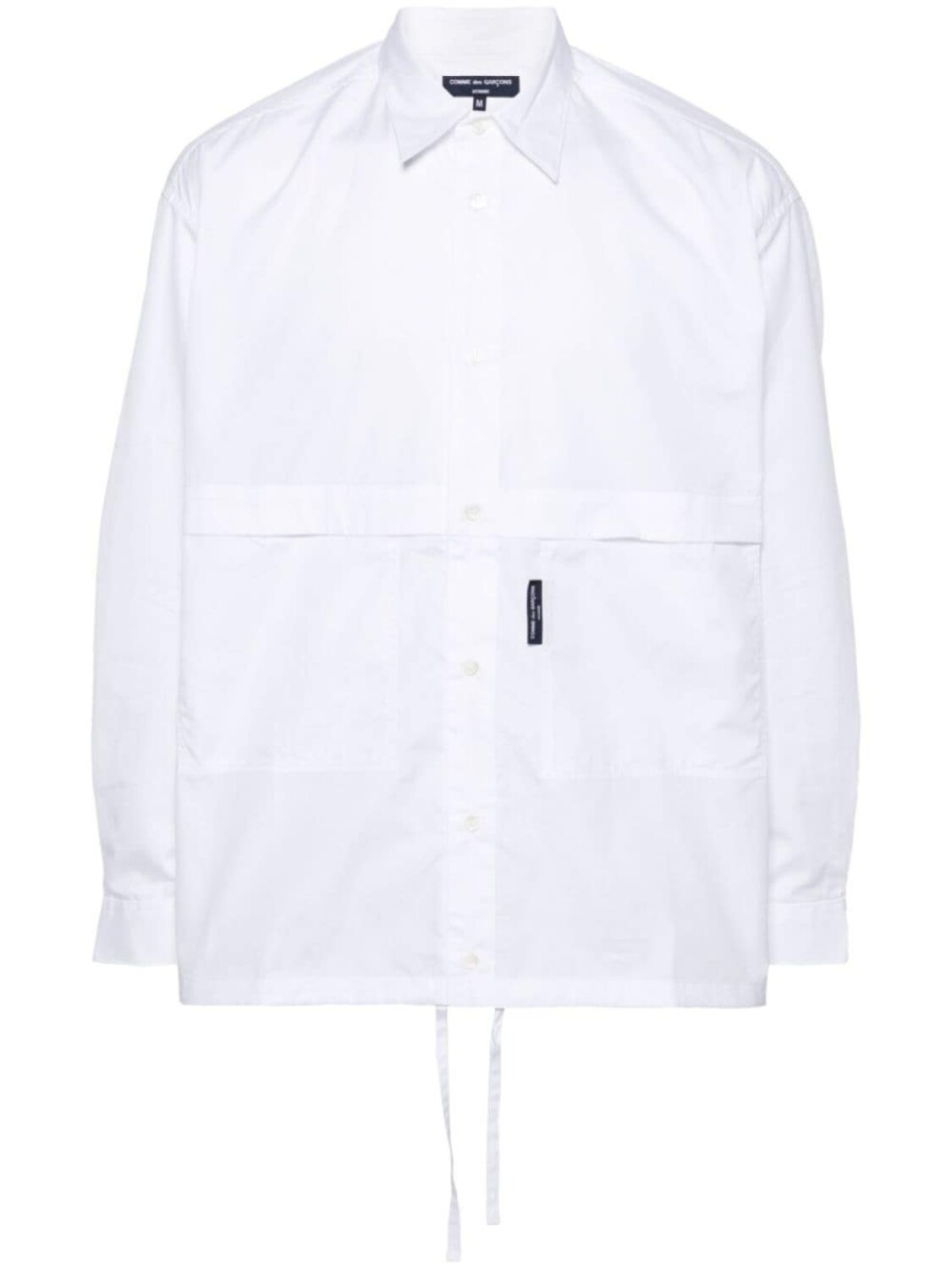 

Comme des Garçons Homme рубашка с кулиской, белый