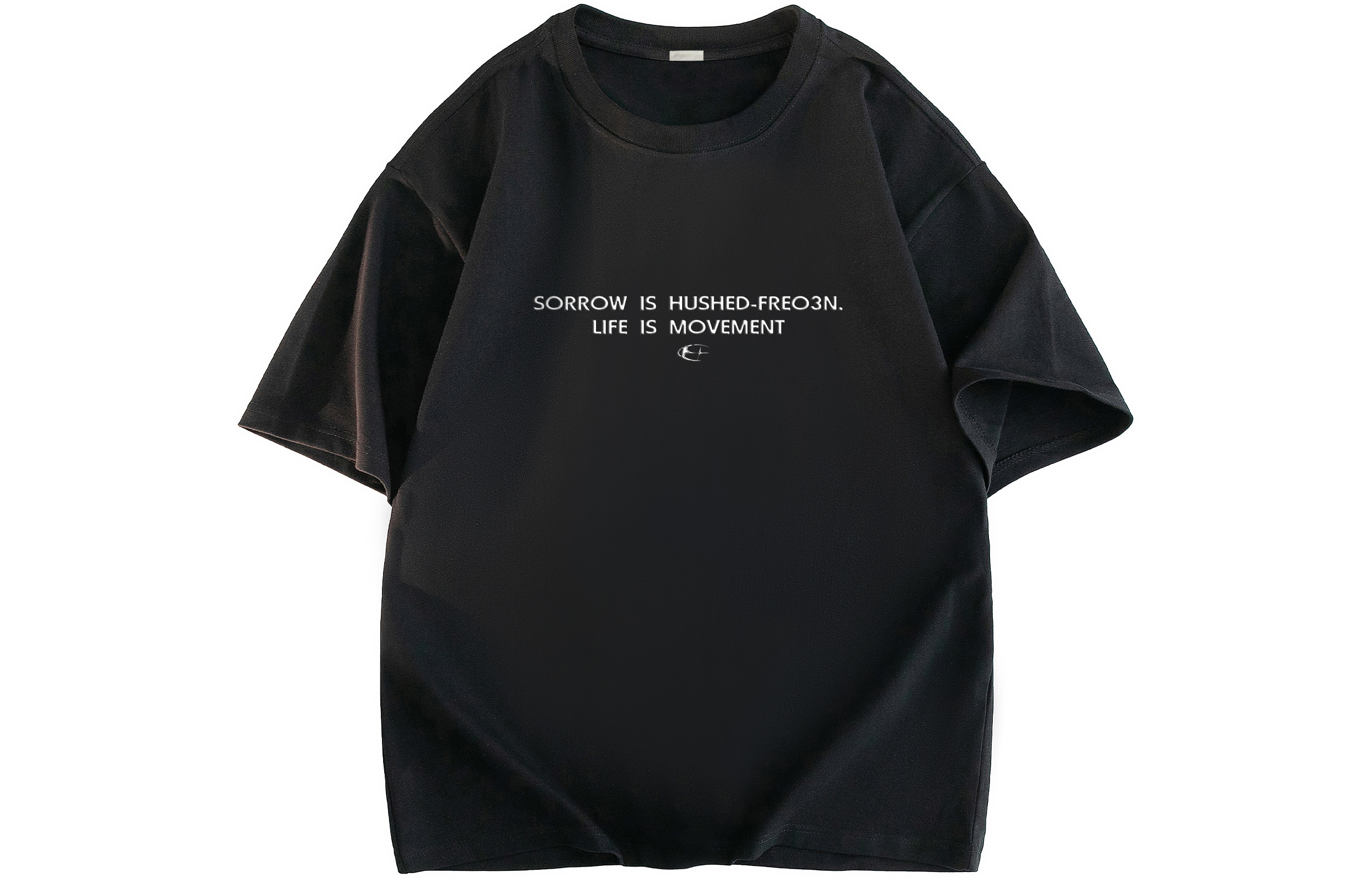

Футболка унисекс FREO3N, Black+Lemon