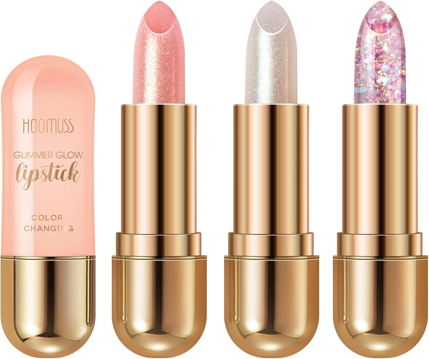 Бальзам для губ Gli ммer Balm Tint PH HOOMUSS 3 шт Unicorn + Rainbow + Pearl