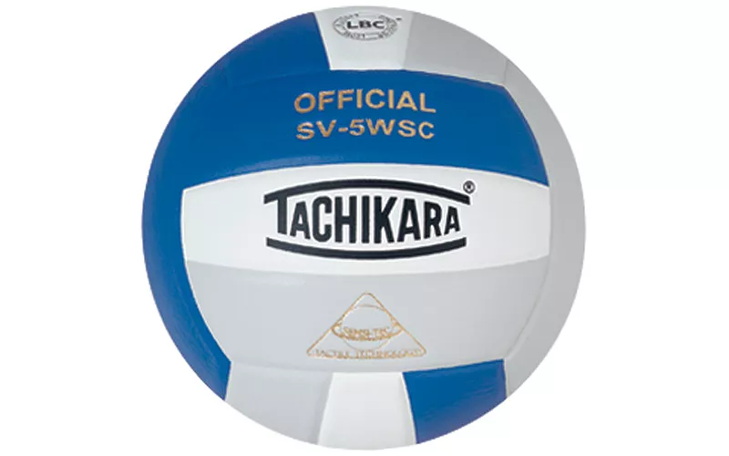 

Tachikara SV-5WSC Закрытый волейбольный мяч, цвет Silver/Royal/White