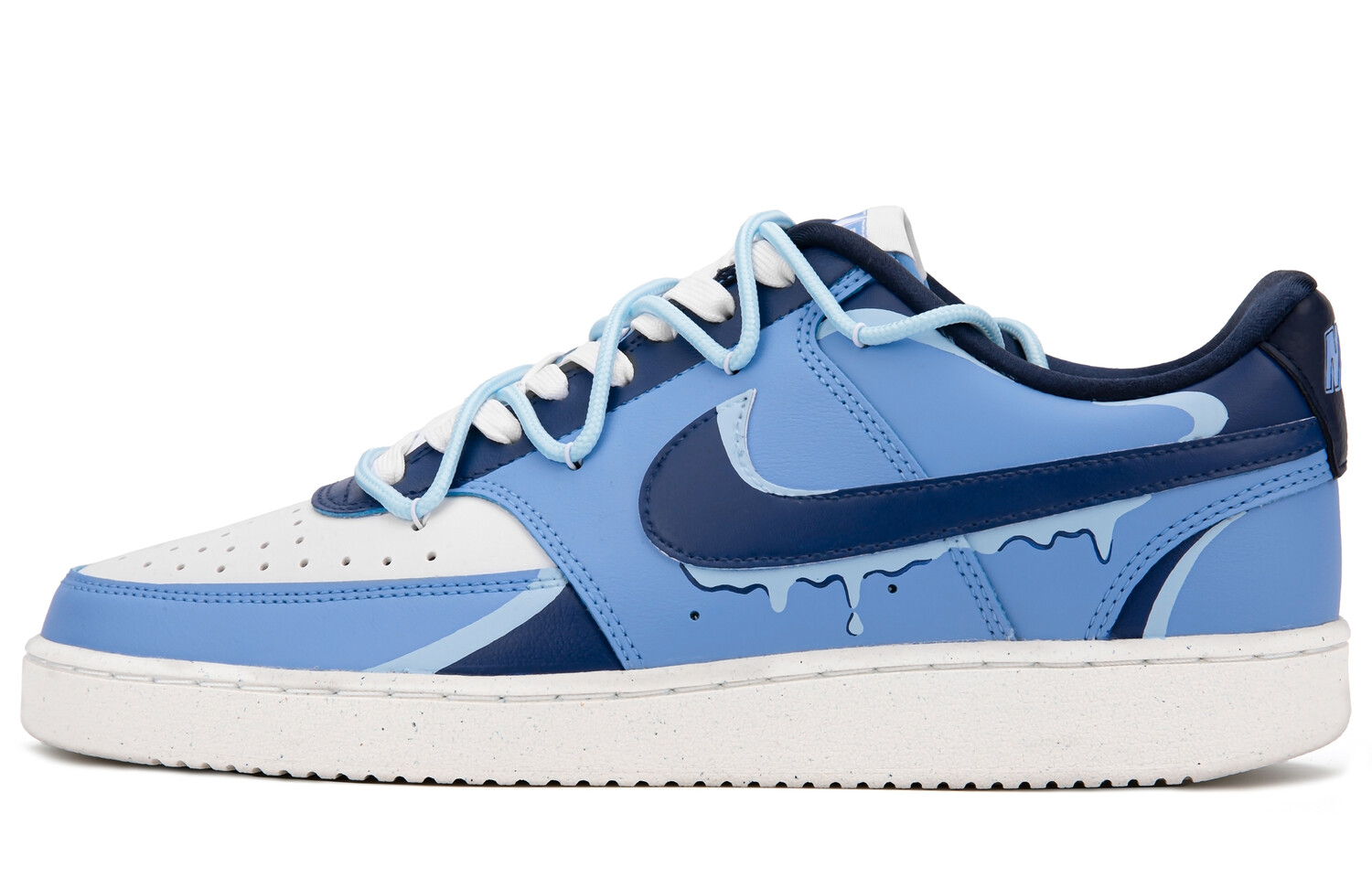 

Кроссовки Nike Court Vision 2 Skateboarding Shoes Men Low-top White/blue, синий