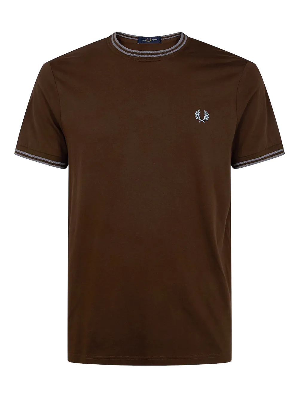 

Хлопковая футболка Fred Perry, коричневый